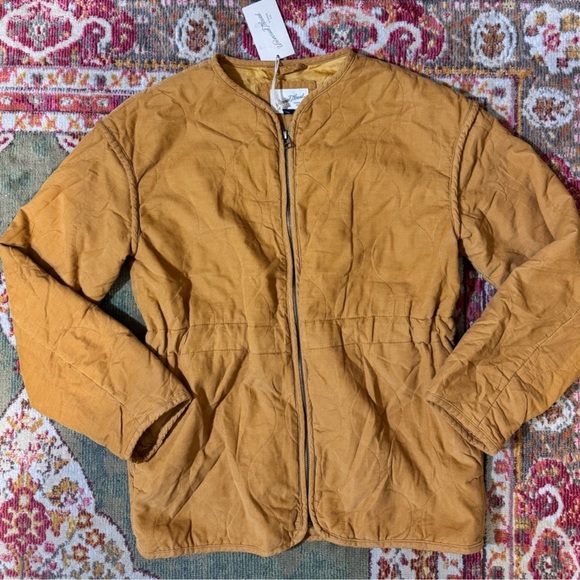 Universal Thread Light Brown / Quilted Zip Up Jacket - Picture 4 of 4